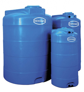 CUVE STOCKAGE VERTICALE BLEUE EN PE 1000L