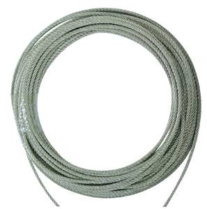 METRE DE CABLE ACIER INOX DIAMETRE 4MM