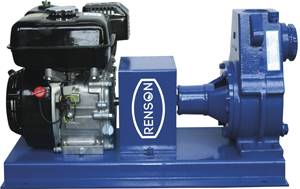 POMPE A ENGRAIS 1450L/MIN MOTEUR ESSENCE 12CV SUR BATI