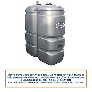 CUVE STOCKAGE FUEL PEHD 1000L NUE