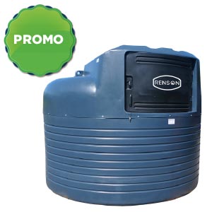 CUVE STOCKAGE FUEL ECO 5000L POMPE 80L/MIN