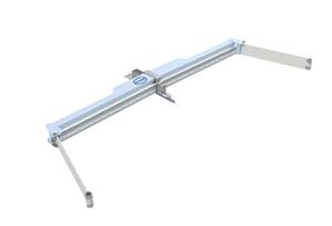 RACLEUR GALVANISÉ EN U POUR  FUMIER <3800MM RAINURE 40x70