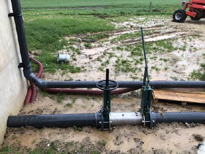 ENTRETOISE POUR VANNE  GUILLOTINE DN200