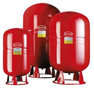 RESERVOIR A VESSIE VERTICAL 100L EAU CHAUDE