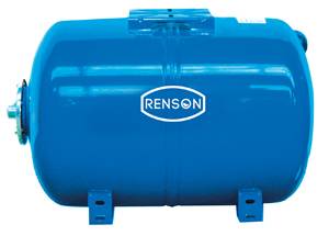 RESERVOIR A VESSIE HORIZONTAL 50L PRESSION MAX 10BARS