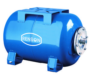 RESERVOIR A VESSIE HORIZONTAL 60L PRESSION MAX 10BARS